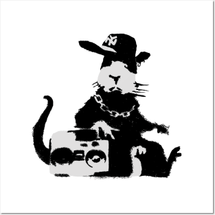 Banksy ghetto blaster Posters and Art